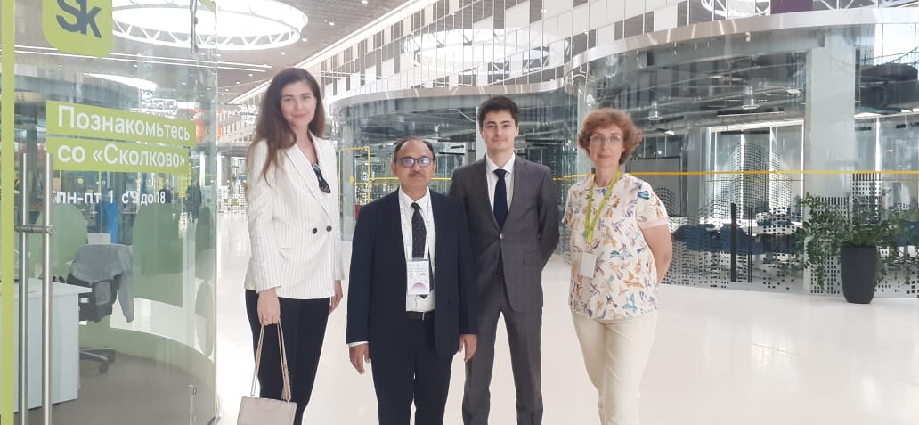 Meeting with Mr Alexey Belyakov,Vice President, Executive Director  of Skolkovo Foundation and other team members. Skolkovo Foundation a premier innovation centre will be inviting their member startups companies for Chemtech 2024