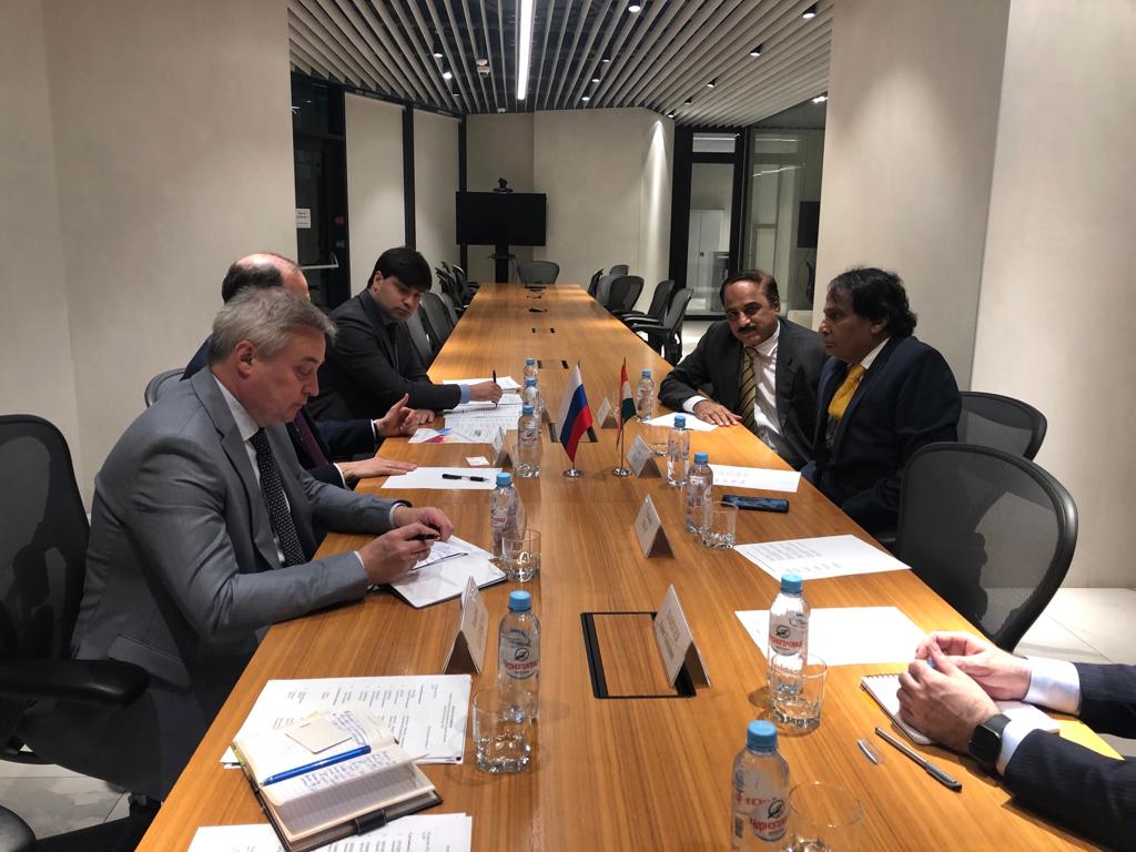 Meeting with Mr Alexey V Gruzdev,Deputy Minister of Industry and Trade of the Russian Federation . He has shown active interest to lead the country Pavilion and delegation at Chemtech 2024.